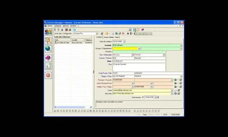 Gérer facilement vos contacts avec le Contact Manager Freeware