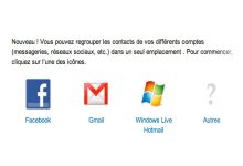 Yahoo! regroupe vos contacts de Facebook, Gmail, Windows Live Hotmail et plus encore