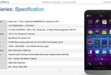 La fiche technique du BlackBerry A10