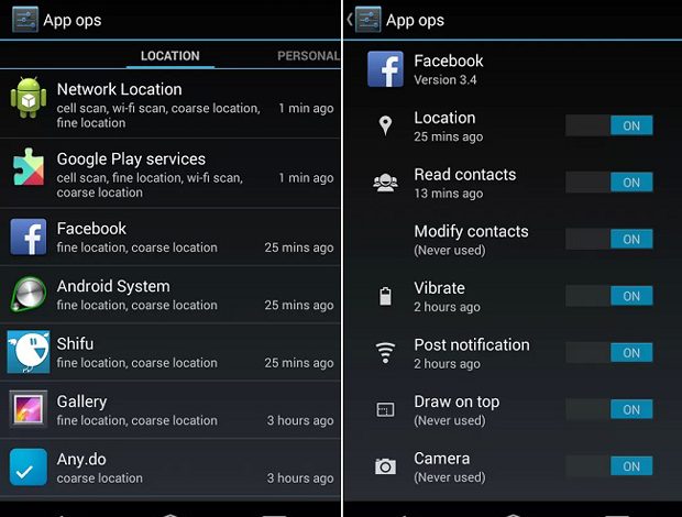 Android 4.3 : sa fonction cachée pour contrôler les permissions