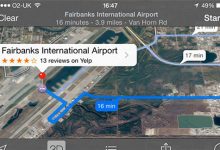 Apple Plans envoie des automobilistes sur la piste d'un aéroport !