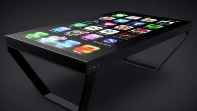 Un iPhone transféré vers une table baptisée TableConnect