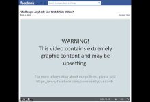 Facebook ajoute des messages d'avertissement aux vidéos violentes.