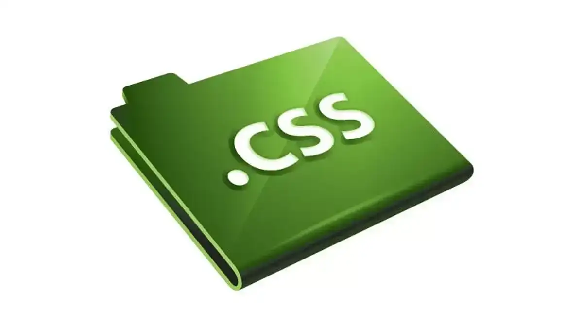 Représentation d'une icône CSS verte symbolisant une feuille de style pour la conception et le design web.