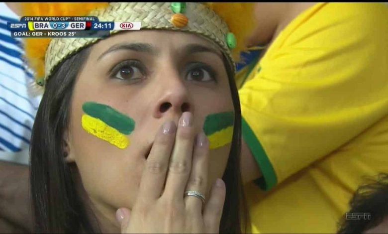 Tous les fans du Brésil pleurent en ce moment