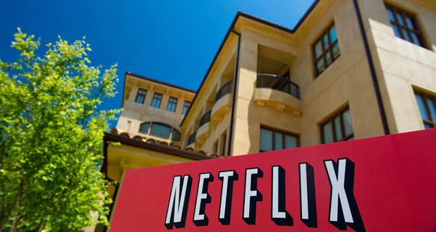 L'entrée du siège de Netflix, à Los Gatos en Californie. La start-up s'installe en France à la rentrée.