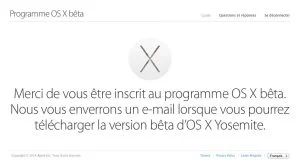 Un bon beta testeur d'OS X doit envoyer ses remarques…