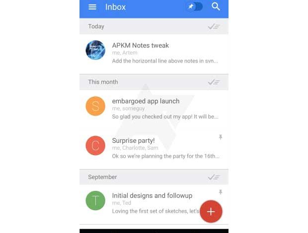 Google : InBox remanie en profondeur Gmail