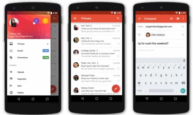 Gmail 5.0 : nouveau design et ouverture à la concurrence