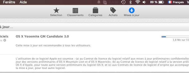 OS X Yosemite : une troisième version «GM» disponible
