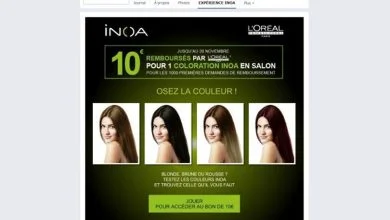 Avec l'application Inoa, L'Oréal professionnel permet de tester sa coloration