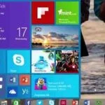 Le nouveau menu "Démarrer" de Windows 10.