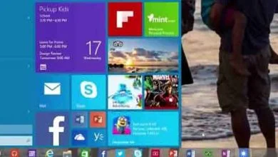 Le nouveau menu "Démarrer" de Windows 10.