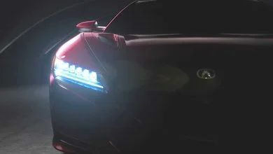 Les phares de la NSX incorporent des LEDs semblables à celles des autres modèles Acura récents. (Crédit photo : Acura)