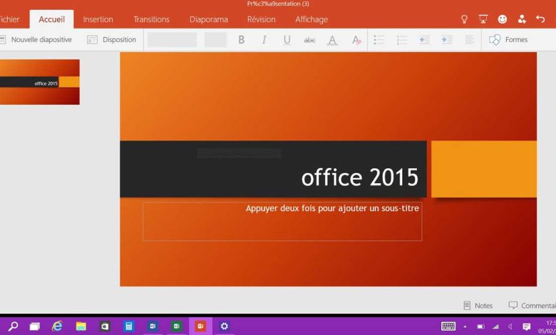 Enfin les previews des applications tactiles d'Office pour Windows 10