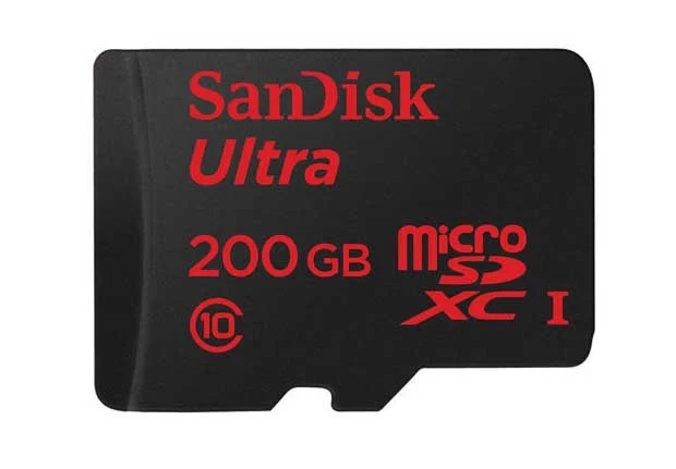 SanDisk dévoile une carte microSD de 200 Go