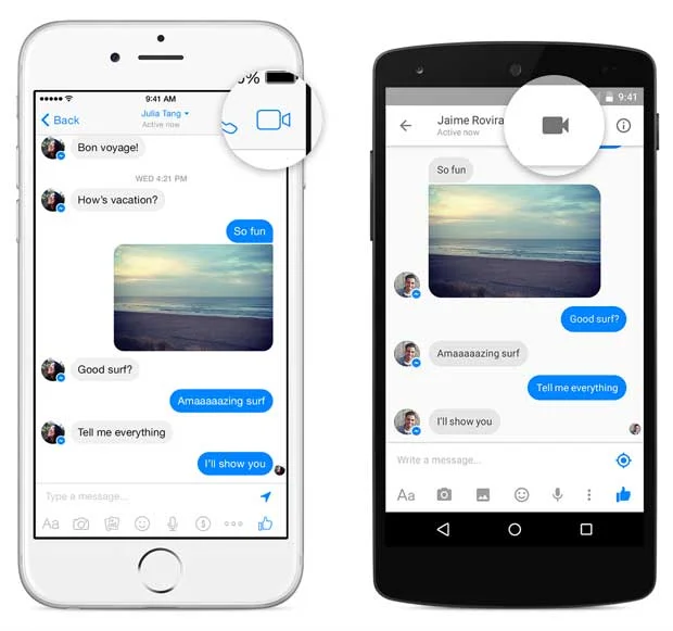 Messenger : appels vidéo étendus au monde entier