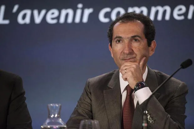 Patrick Drahi lors d'une conférence de presse à Paris, en avril 2014.