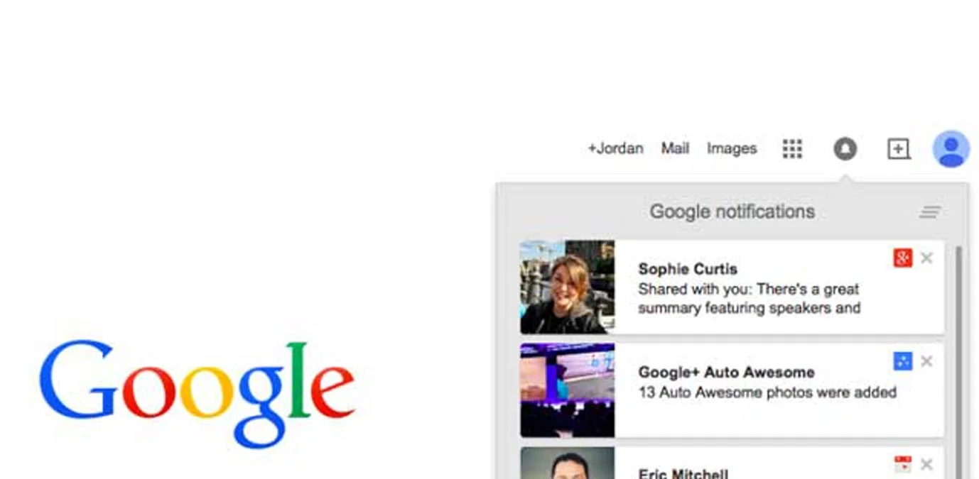 Les notifications de Google Plus deviennent simplement de Google