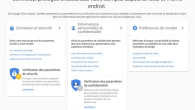 La plateforme « Mon Compte » mise en place par Google.