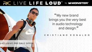 ROC Live Loud : une gamme de casques audio signée Cristiano Ronaldo