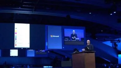 Microsoft : Satya Nadella utilise un iPhone pour sa présentation !