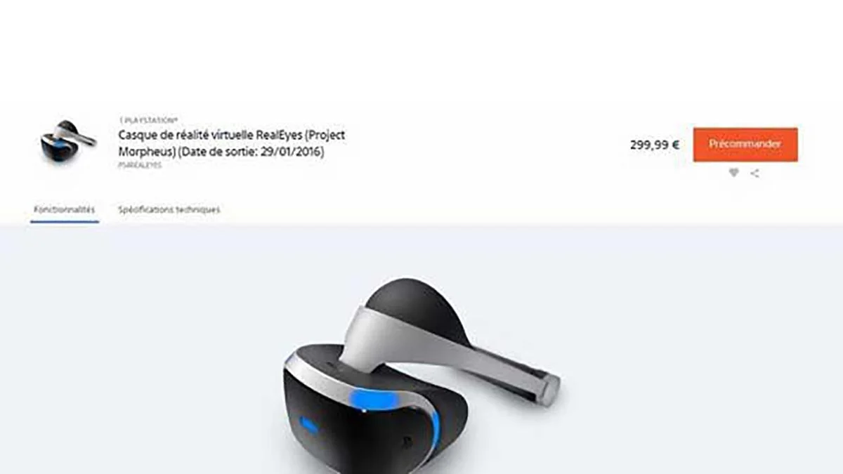 Sony : le Project Morpheus sera commercialisé en janvier prochain sous le nom de RealEyes