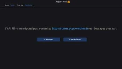 Votre application popcorn time ne fonctionne plus c'est fini