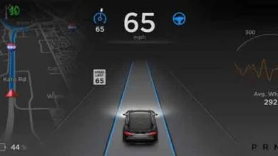 Tesla model's autopilot software 7.0