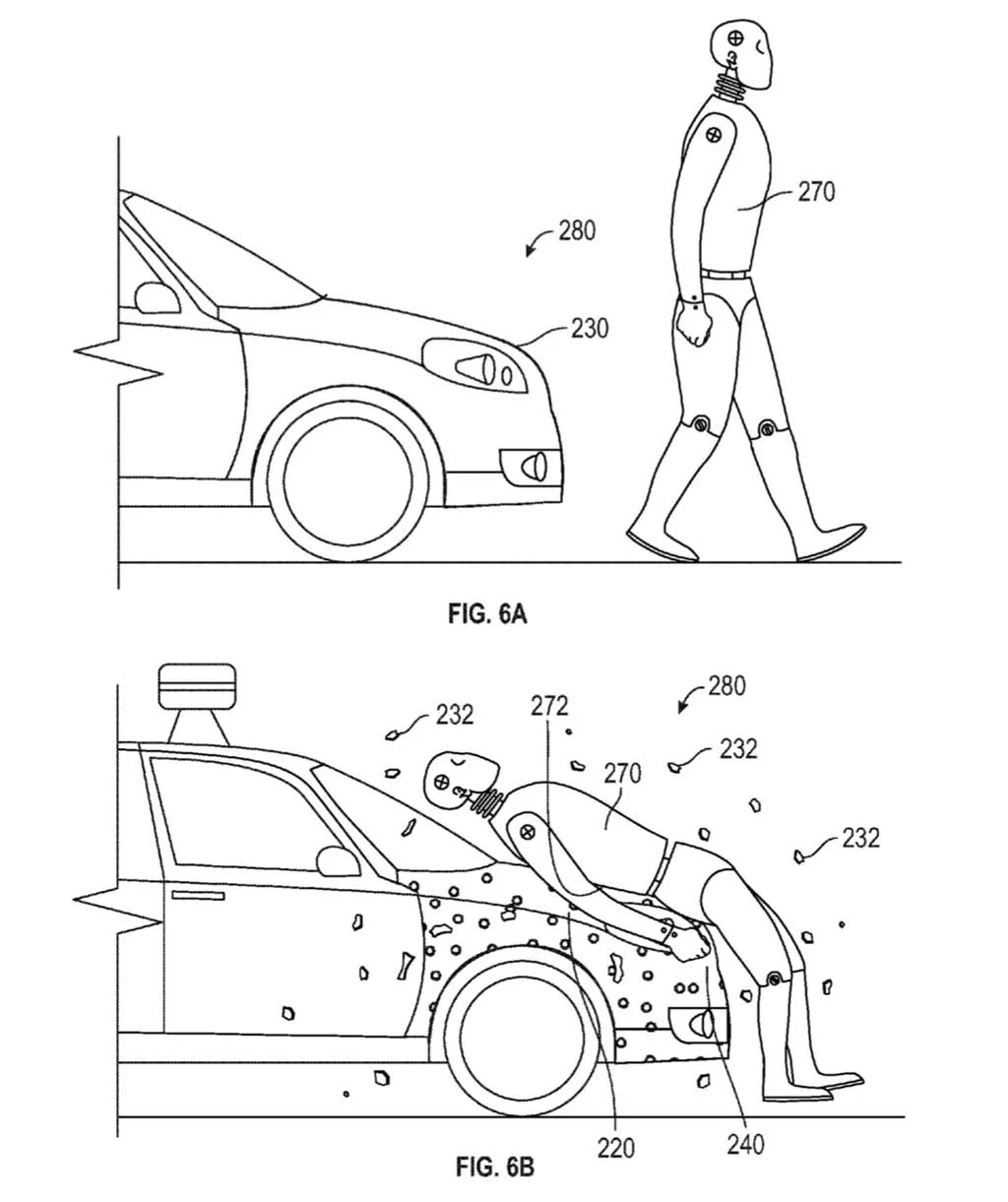 Comment réduire les blessures des piétons en cas de collision avec une Google Car ? En les scotchant !