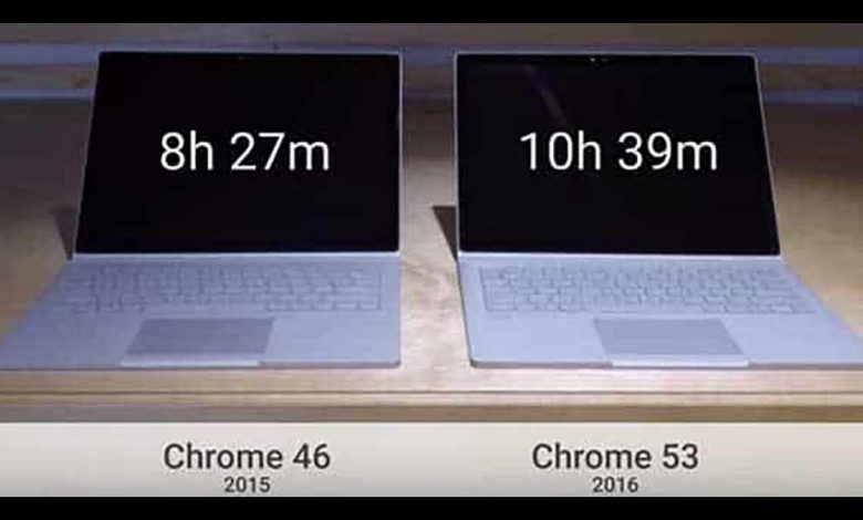 Google réagit à Microsoft sur la consommation avec Chrome 53