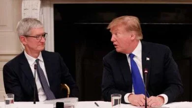 Le président Trump appelle le PDG d'Apple 'Tim Apple' à la place de Tim Cook