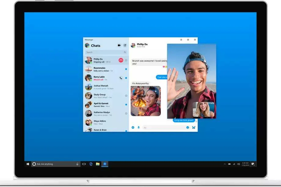 Facebook Messenger version bureau sera lancer cette année