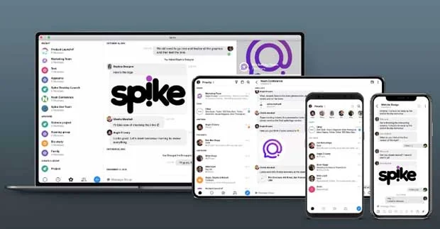 L'application de messagerie et de chat de Spike est disponible sur presque toutes les plateformes.