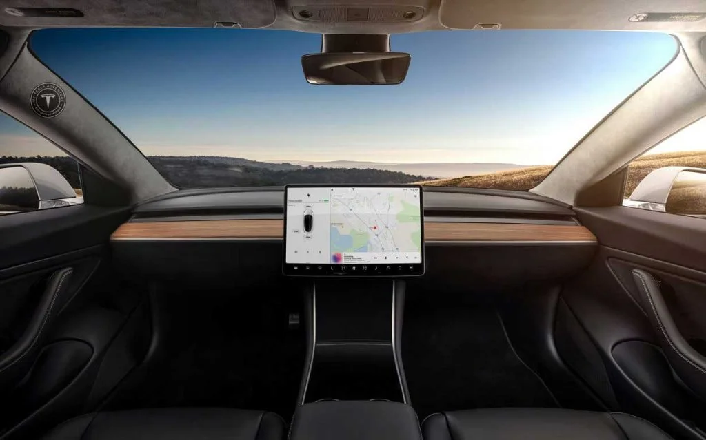 Tesla montre une voiture sans volant