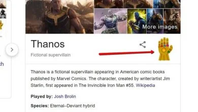 Avengers : Thanos s'invite dans un easter egg Google, Snap !