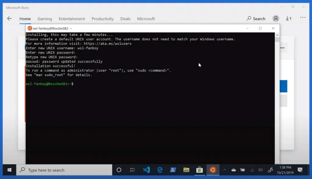 Installer un Linux encore plus rapide sur Windows 10