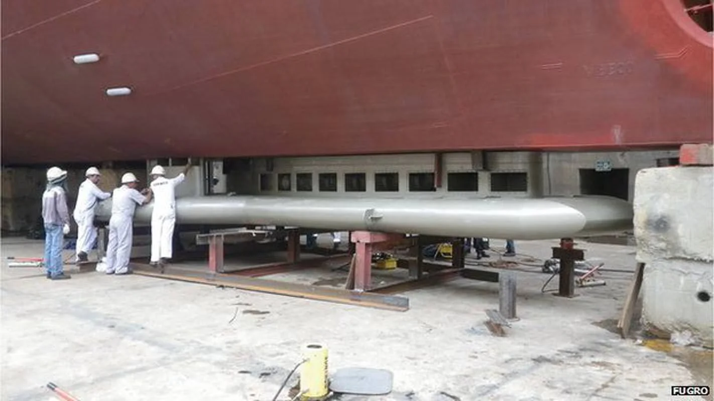 Les bateaux peuvent transporter du matériel d'arpentage et effectuer des mesures pendant leur voyage vers leur destination.