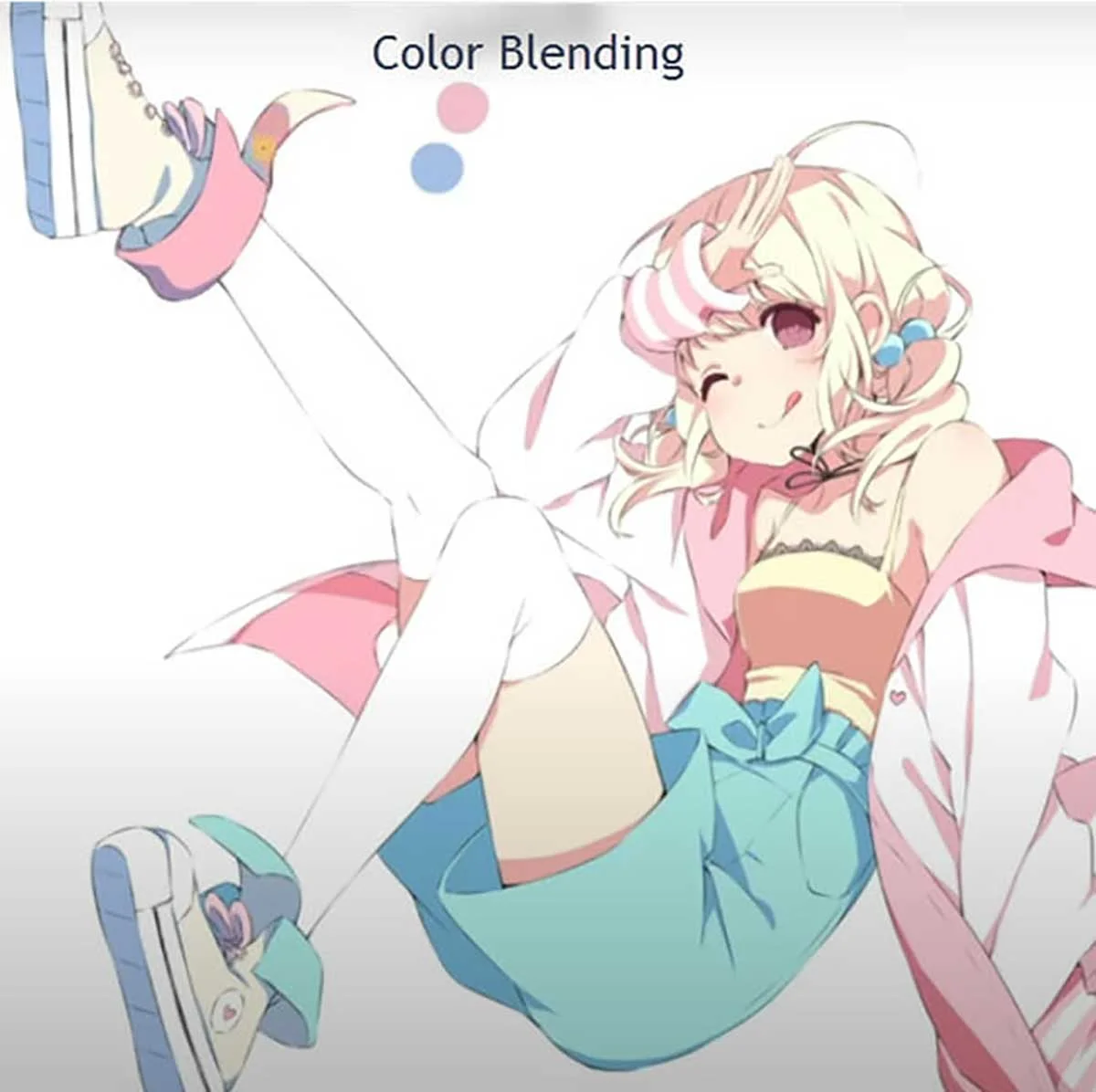 Clip Studio Paint : Blending Colors