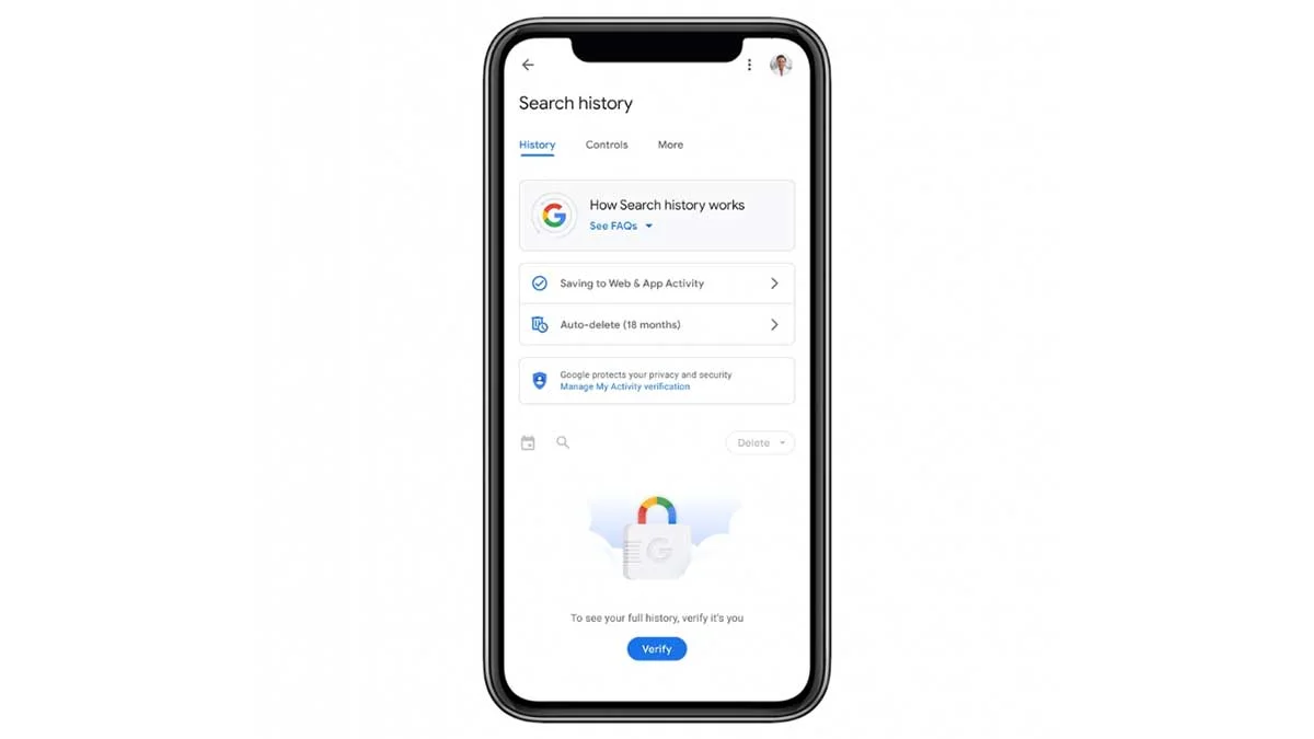 Nouvelle option Google sur iPhone pour supprimer une partie de votre historique