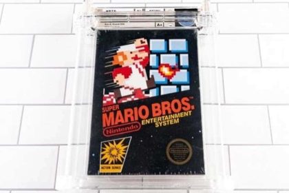 Copie originale en boîte de Super Mario Bros. vendue 2 millions de dollars