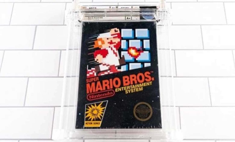 Copie originale en boîte de Super Mario Bros. vendue 2 millions de dollars