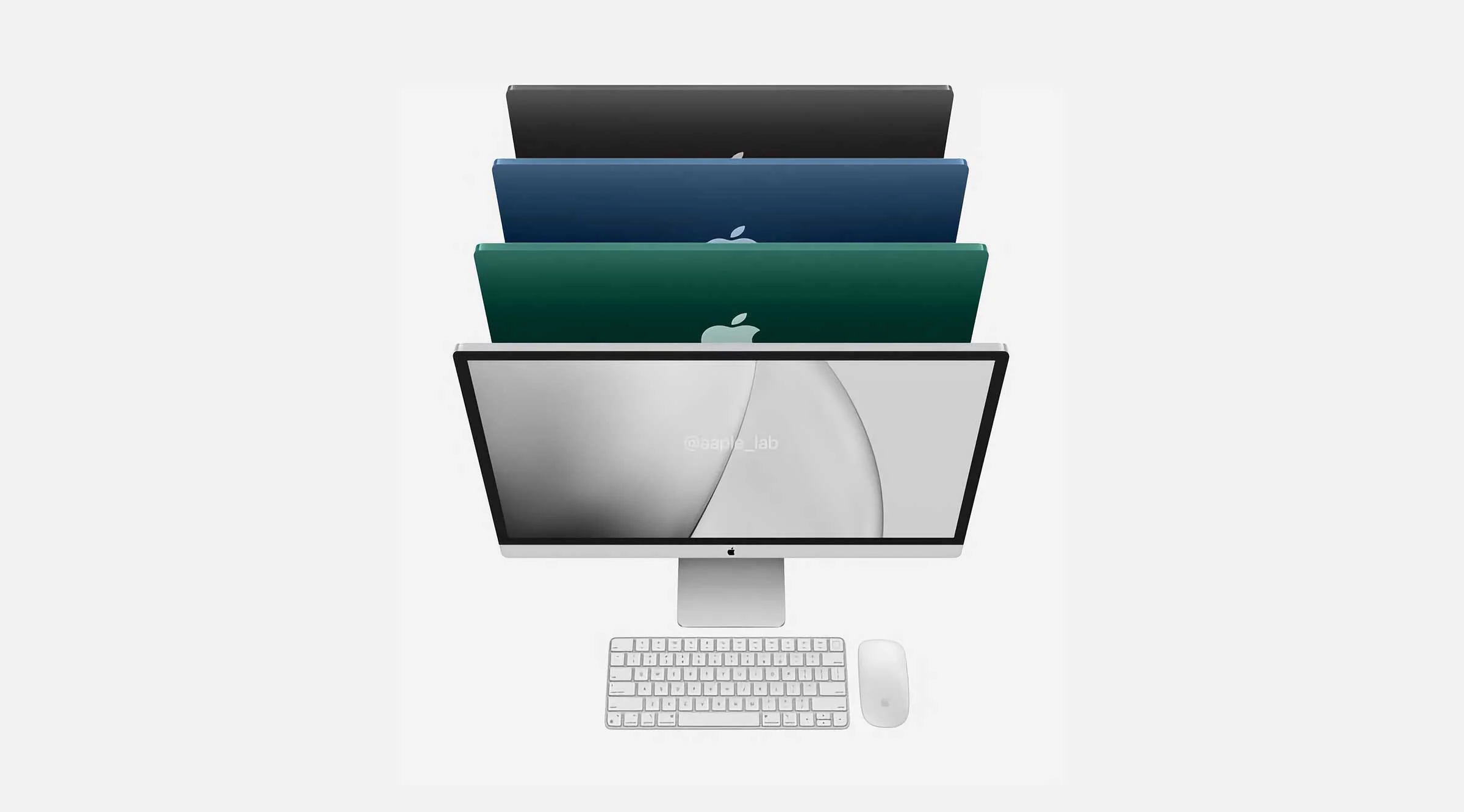 Concept nouveaux iMac de 32 pouces.