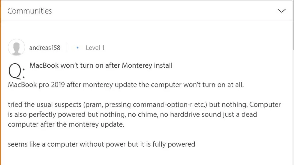 Many users are dissatisfied with the latest version of MaCOS Monterey.