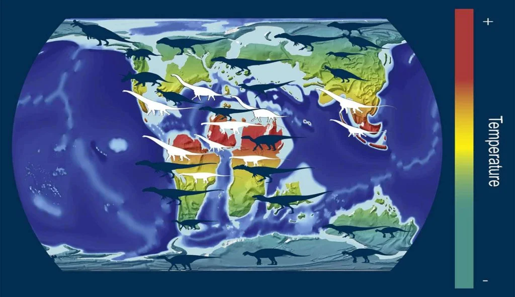 Les dinosaures sauropodes aimaient vivre dans des endroits plus chauds et plus tropicaux.