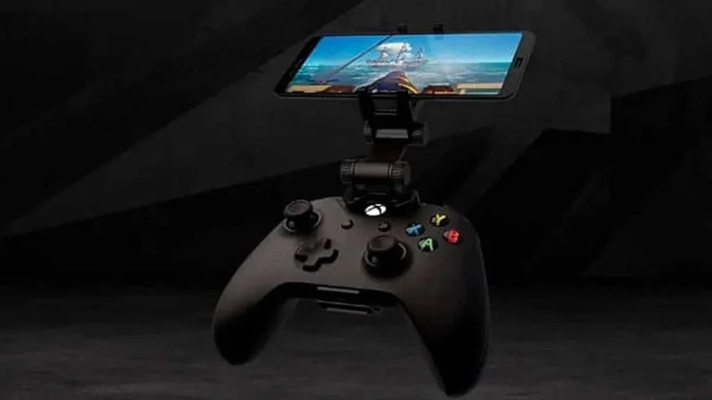 Manette de Xbox connectée à l'iPhone