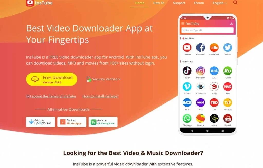 InsTube est une application GRATUITE de téléchargement de vidéos pour Android.