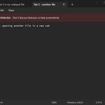 Le Bloc-notes de Windows 11 obtient des onglets : Fuite accidentelle par un employé de Microsoft