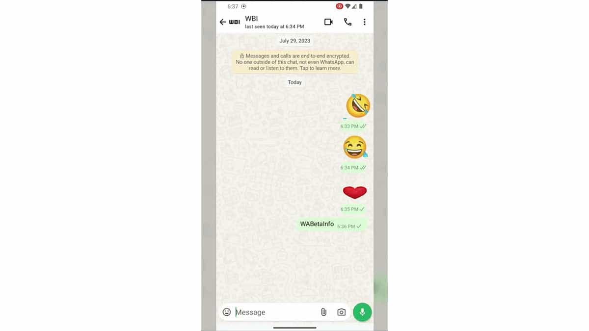 Seuls certains emojis sont animés sur WhatsApp (WaBetaInfo)