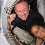 Astronautes NASA Butch Wilmore et Suni Williams à bord de l'ISS